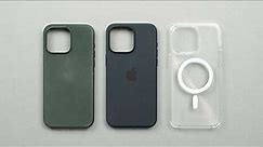 Every Apple iPhone Case Compared - Choose Wisely... (Silicone vs FineWoven vs Clear)