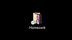 what's in the homework folder?