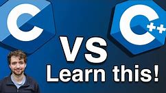 C vs C++ | Which Should you Learn?