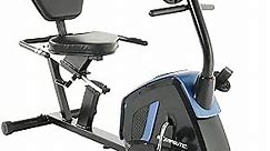 Exerpeutic Recumbent Exercise Bike Bluetooth with 24 Pre-Set Programs | Easy Step Thru| 16 Levels of Resistance