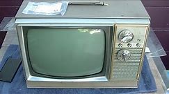 1969 15 inch Zenith Color All Metal Tube Tabletop Television Analysis