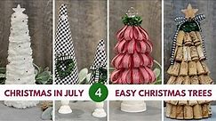 DIY Mini Christmas Trees/Christmas Craft Fair ideas/Christmas Decor