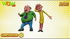 Motu Patlu - Non stop 3 episodes | 3D Animation for kids - #75