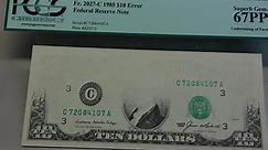 Error Notes, Error Currency, US Paper Money Misprint Errors