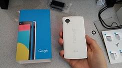 Google Nexus 5 Unboxing and First Impressions