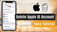 How to Delete Account Apple ID