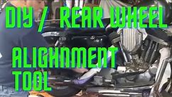 DIY MOTORCYCLE REAR WHEEL ALIGNMENT TOOL/WORKS ON ALL MOTORCYCLES