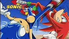 Sonic and Knuckles Fight While Eggman Tries to Steal Chaos Emerald | Sonic X