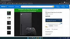 Xbox Series X Restock - Walmart