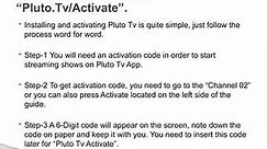 Pluto.tv/activate – Enter Pluto Tv Activate Code [Easy Steps]