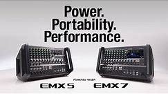🔊야마하 포터블 파워드 믹서 EMX5 / EMX7 Series Overview🌐