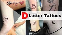 D alphabet tattoo design | Letter D tattoo designs | initial d tattoo | D fonts - Lets style buddy