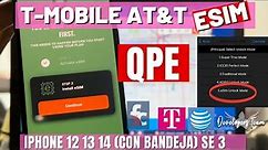 QPE NUEVO METODO LIBERAR iPHONE 12 13 14 SE 3ra | COMO INSTALAR ESIM AT&T T-Mobile | NO SEMI FACTORY