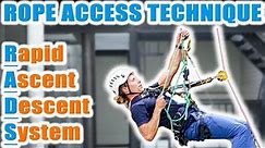 Rapid Ascent Descent System - RADS - IRATA Rope Access Training