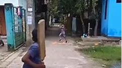 Little kid playing cricket - Amazing Cricket