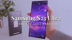 Samsung S23 Ultra Unboxing | Camera, Gaming, Casetify + Smart Wallet Case (Aesthetic)