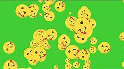 Kissing Face Emoji / Smileys Animation | Green Screen | HD | ROYALTY FREE