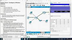 13.1.10 Packet Tracer - Configure a Wireless Network