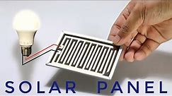 How to make a solar panel at home diy
