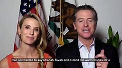 A Special Rosh Hashanah Message from Governor Gavin Newsom and First Partner Jennifer Siebel Newsom