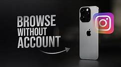 How to View Instagram Without Account (tutorial)