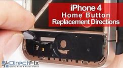 iPhone 4 Home Button Ribbon Cable Repair in 3 Minutes