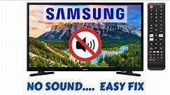 No Sound on Samsung TV - Easy Fix !!
