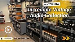 Vintage Audio Stereo Collection of Speakers, Receivers, Turntables, Cassette Decks, etc.