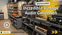 Vintage Audio Stereo Collection of Speakers, Receivers, Turntables, Cassette Decks, etc.