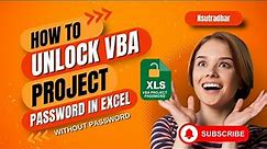 Recover VBA Password | How to unlock Protected Excel VBA Project and Macro codes without password