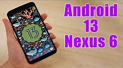 Install Android 13 on Nexus 6 (LineageOS 20) - How to Guide!