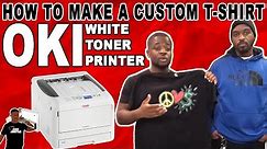 How To Make A Custom T-Shirt Using An Oki White Toner Printer and Forever Laser Dark Transfer Paper