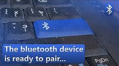 The bluetooth device is ready to pair...