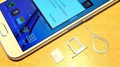 Samsung Galaxy S6 How to Insert Sim Card