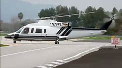 Sikorsky S-76 (Just like Kobe Bryant Helicopter) Van Nuys Airport N76FL