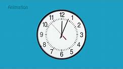 Fast Ticking Clock with Sound | Animation
