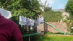 How to tighten a Retractable washing line such as Minky so clothes aren't sagging