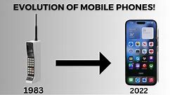 Mobile Phones Then and Now (1983 to 2022) | The History of Mobile Phones | The info Place