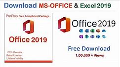 Install Office 2019 😱 | MS-OFFICE 2019 Download and Install | MS-OFFICE Latest Version Excel