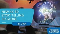 Discover the 3D storytelling GLOBE to generate incredible 4K content #panasonicconnect #ISE2024
