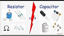Resistor vs Capacitor ! Difference between Resistor and capacitor