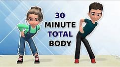 30 MINUTE TOTAL BODY WORKOUT SET – HOME EXERCISE FOR KIDS