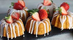 Soft Mini Vanilla Bundt Cakes | Quick & Easy Pound Cake Recipe!