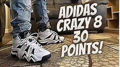 Adidas Crazy 8 “30 Points!” Review & On Feet! Kobe Bryant Retro!!