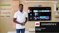 TCL P8 4K AI Android TV Series Demo Video