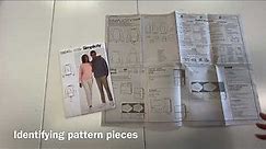 1. Identifying Hoodie Pattern Pieces (Simplicity 9240)