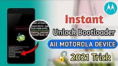 Unlock Bootloader🔓 Any Motorola Device Easily for Beginner || ft. Moto G5S || 2021 Method ||
