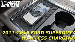 2011-2016 Ford Superduty Wireless Phone Charging Retrofit Install (F250/F350+ Full Center Console)