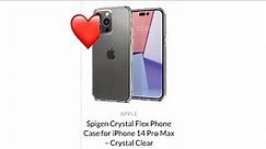 Spigen Crystal Flex Phone Case for iPhone 14 Pro Max – Crystal Clear