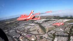 Glastonbury: Red Arrows share footage of festival flypast